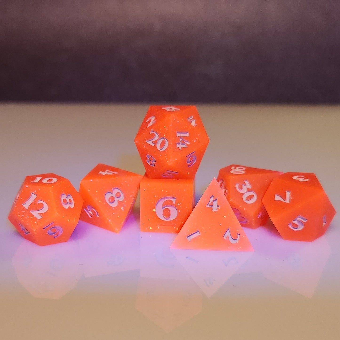 Retro Orange Popsicle Treat Dice