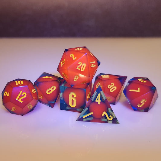 Pink And Nifty SphereCore Dice