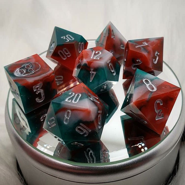 Ornament Dice Silver