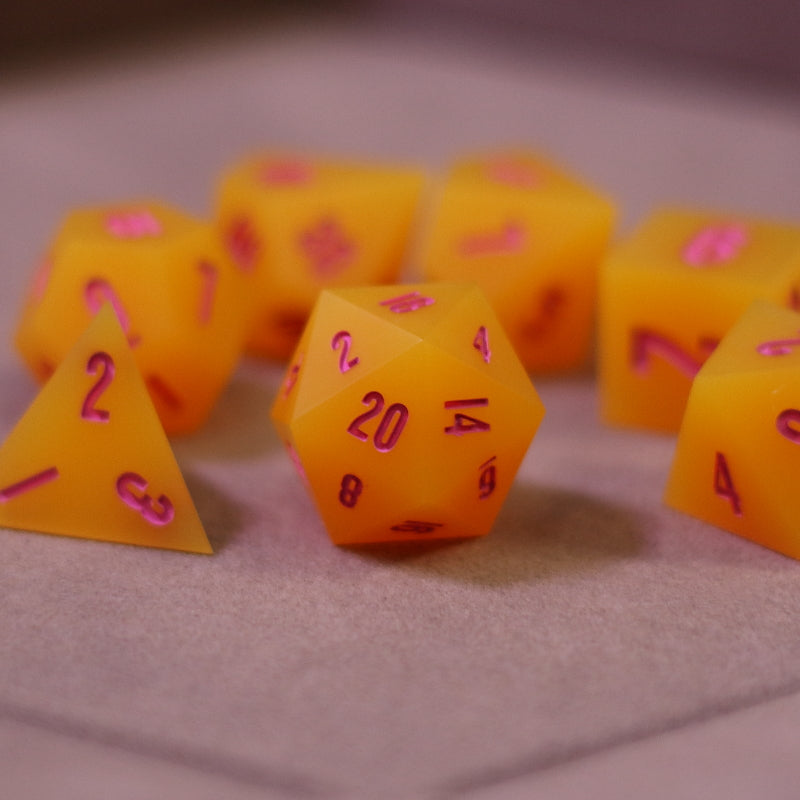 Mango Sunset Dice Set