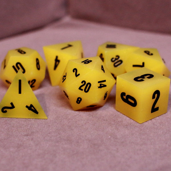 Yellow Dice Set