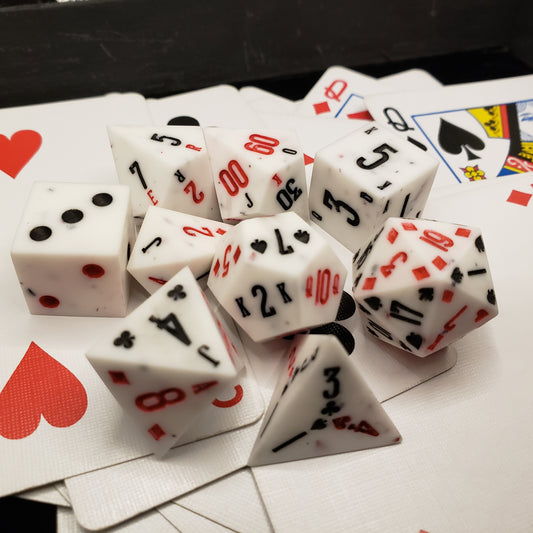 Playing Card Dice (9pc set)